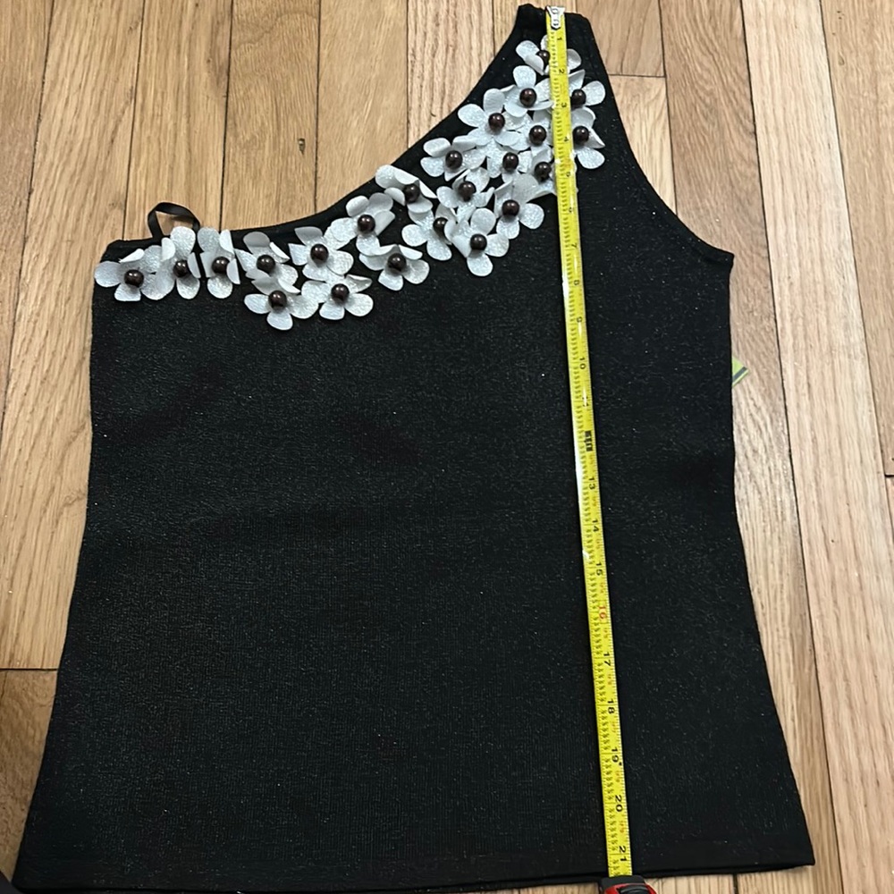 Gorgeous Vintage One Shoulder Dress Top
